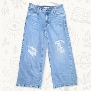 Levi’s 94 Baggy Wide Leg Jeans W29 L30 Distressed